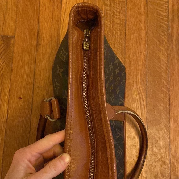 Louis Vuitton vintage 1990’s Sac Weekender Brown Monogram Leather - Picture 5 of 9